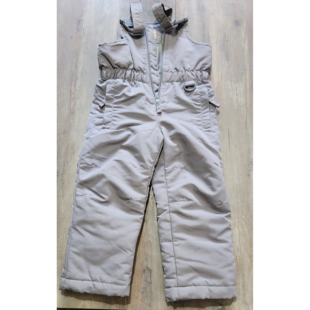 Roebuck & Co Gray Coverall Snow Bibs Unisex Kids Size Small (4)